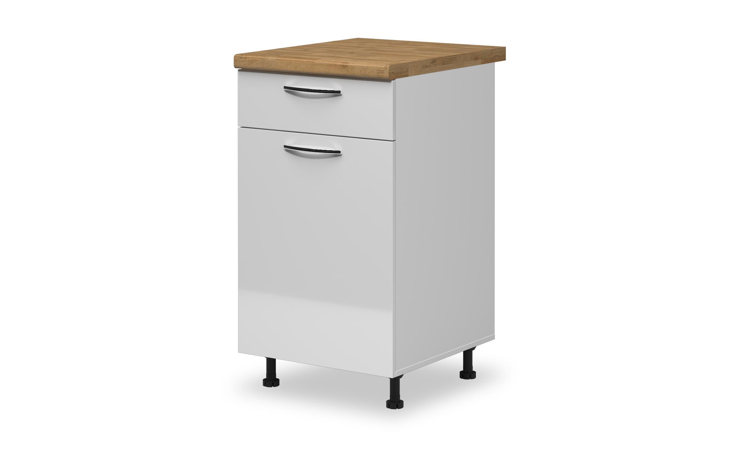 Kitchen cabinet Dakota 13, white gloss  1